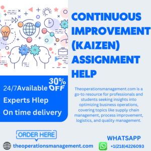 Continuous Improvement (Kaizen) Assignment Help