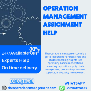 Operation Management Assignment Help