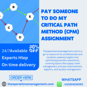 Pay Someone To Do My Critical Path Method (CPM)  Assignment