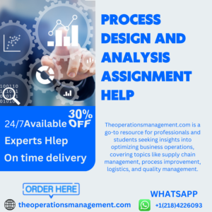 Process Design and Analysis Assignment Help